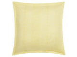 Matouk Jasper euro Pillow Sham lemon at Fig Linens and Home