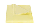 Matouk Jasper Duvet Cover lemon at Fig Linens and Home