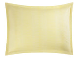 Matouk Jasper oversize euro Pillow Sham Lemon at Fig Linens and Home