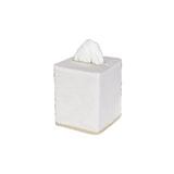 Jasper Tissue Box Cover in Dune by Matouk | Bathroom accessories at Fig Linens and Home