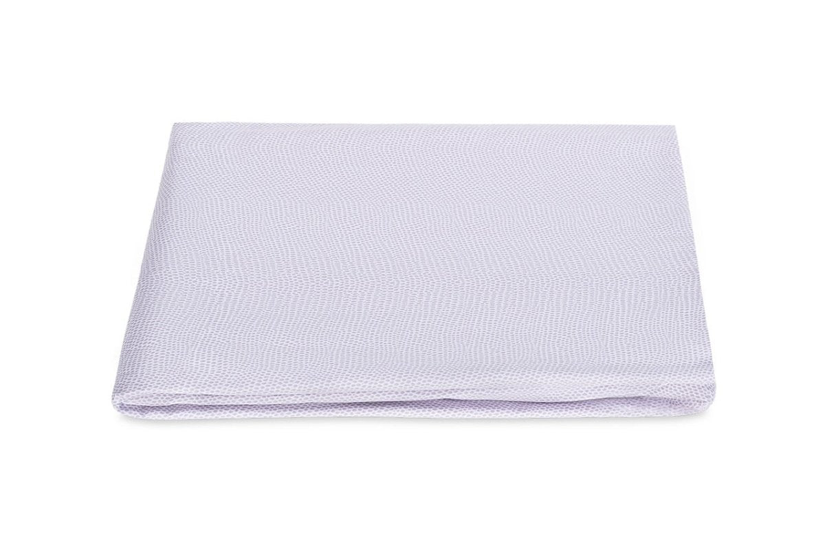Matouk Jasper Fitted Sheet violet at Fig Linens and Home