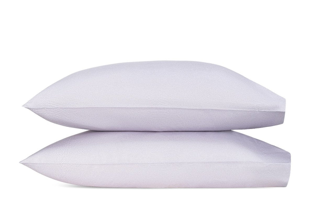 Matouk Jasper Pillowcases violet at Fig Linens and Home