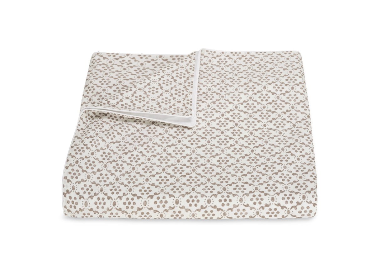 Duvet Cover - Matouk Schumacher Laksha Oak Bedding at Fig Linens and Home