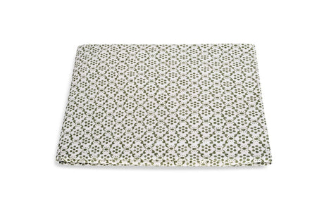 Matouk Schumacher Laksha Moss Fitted Cotton Sheets at Fig Linens and Home