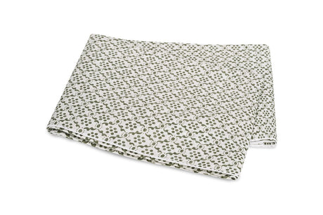 Flat Sheet - Laksha Moss Top Sheet by Matouk Schumacher at Fig Linens and Home