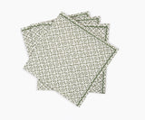 Clover Green Laksha Napkins Set of 4 by Matouk Schumacher at Fig Linens and Home