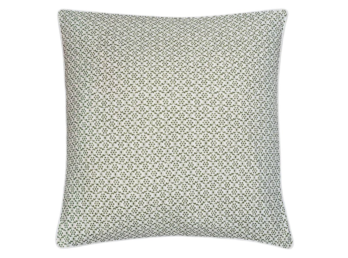 Euro Sham - Laksha Moss Pillow Shams by Matouk Schumacher at Fig Linens and Home