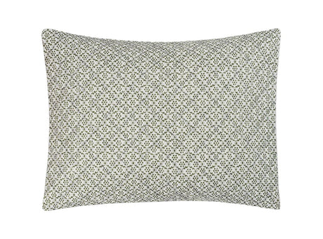 Laksha Moss Quilted Pillow Shams by Matouk Schumacher at Fig Linens and Home