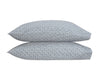 Pillowcases - Matouk Schumacher Laksha Indigo Blue Cases Pair at Fig Linens and Home
