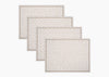 Laksha Oak Placemats Set of 4 by Matouk Schumacher at Fig Linens and Home