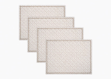 Laksha Oak Placemats Set of 4 by Matouk Schumacher at Fig Linens and Home