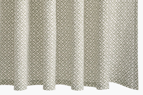 Laksha Shower Curtain by Matouk Schumacher in Moss at Fig Linens and Home