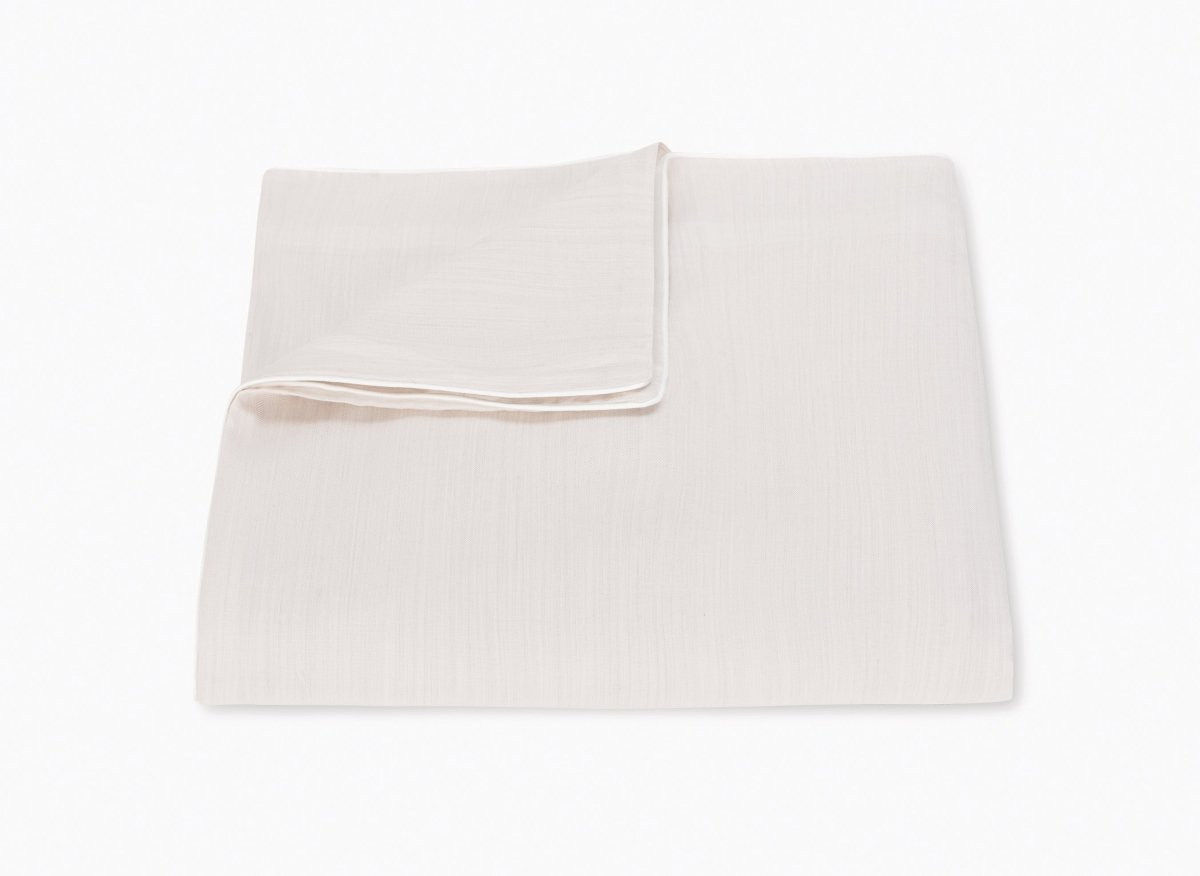 Lana Melange Café au Lait Duvet Cover | Matouk at Fig Linens and Home
