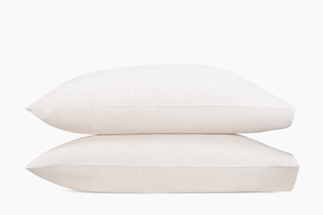 Lana Melange Café au Lait Pillowcase - Pair | Matouk at Fig Linens and Home
