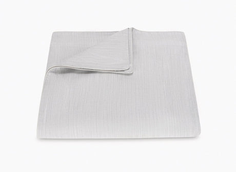 Lana Melange Silver Duvet Cover | Matouk at Fig Linens and Home