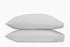 Lana Melange Silver Pillowcase - Pair | Matouk at Fig Linens and Home