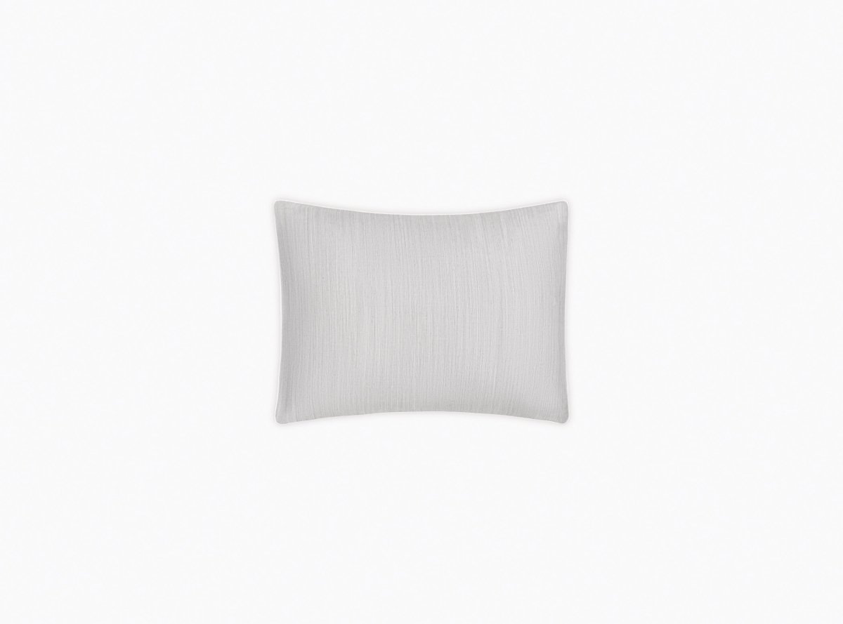 Lana Melange Silver Boudoir Sham | Matouk at Fig Linens and Home