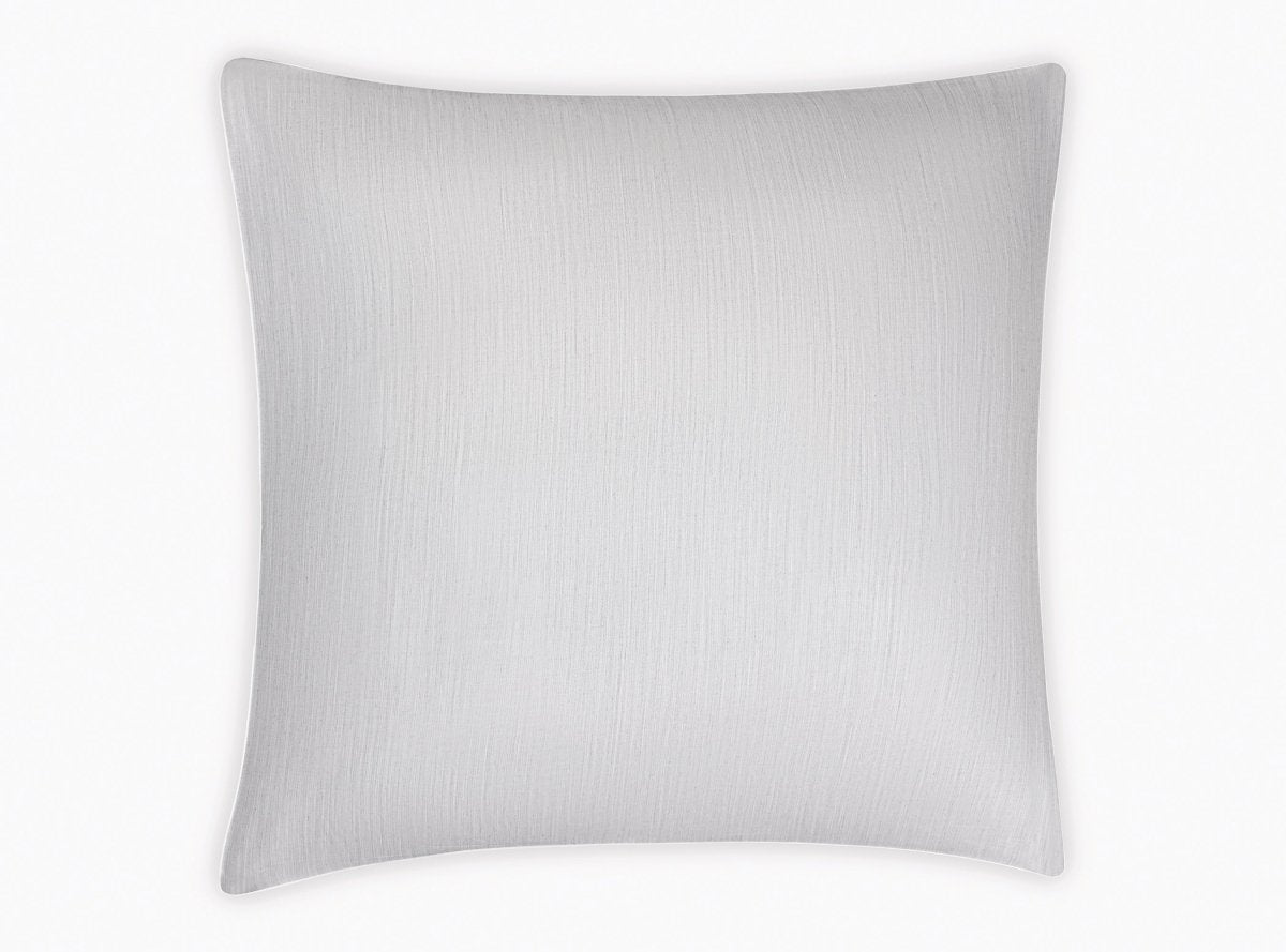 Lana Melange Silver Euro Sham | Matouk at Fig Linens and Home