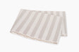 Lana Stripe Café au Lait Flat Sheet | Matouk at Fig Linens and Home