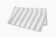 Lana Stripe Silver Flat Sheet | Matouk at Fig Linens and Home