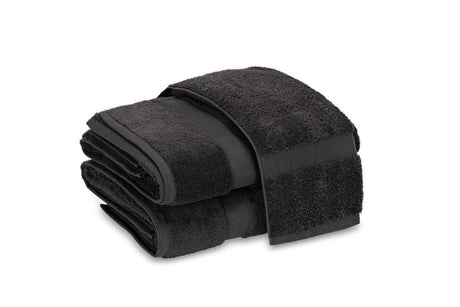 Matouk Lotus Black Bath Towels at Fig Linens and Home