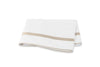 Flat Sheet - Matouk Louise Percale Khaki Bedding at Fig Linens and Home