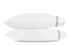 Pillowcases - Matouk Louise Percale Khaki Bedding at Fig Linens and Home