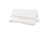 Flat Sheet - Matouk Louise Pink Percale Bedding at Fig Linens and Home