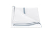 Matouk Louise Pique King Duvet Cover 108 x 96 Hazy Blue - M173 at Fig Linens and Home