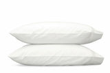 Standard Pillowcases - Matouk Lowell Bone on Bone Bedding at Fig Linens and Home