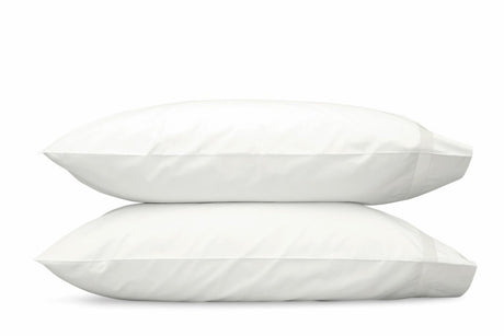 Standard Pillowcases - Matouk Lowell Bone on Bone Bedding at Fig Linens and Home