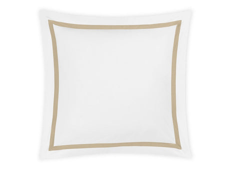 Euro Square Sham - Matouk Lowell Champagne at Fig Linens and Home