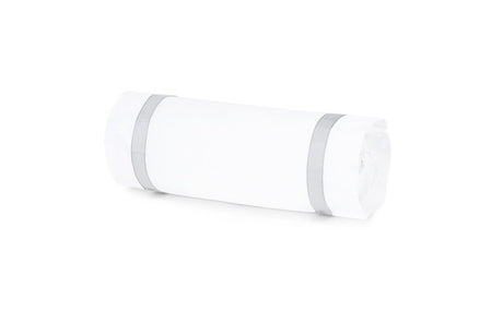 Neckroll Sham - Matouk Lowell Dove Bedding at Fig Linens and Home