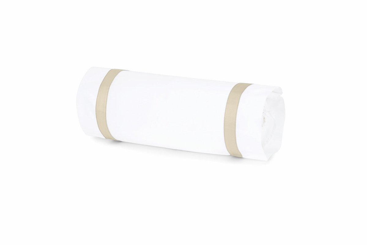 Neckroll Sham - Matouk Lowell Dune Bedding at Fig Linens and Home