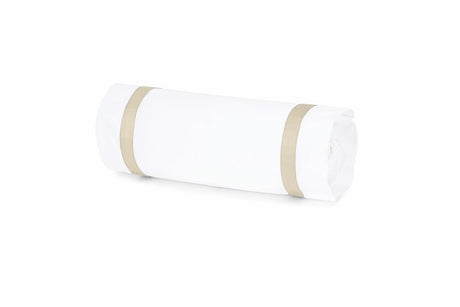 Neckroll Sham - Matouk Lowell Dune Bedding at Fig Linens and Home