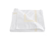 Duvet Cover - Lowell Ivory on White Bedding by Matouk at Fig Linens and Home