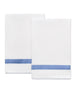 Matouk Lowell Guest Towel 20 x 26 - Set of 2 Azure at Fig Linens and Home