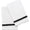 Matouk Lowell Guest Towel 20 x 26 - Set of 2 Black at Fig Linens and Home