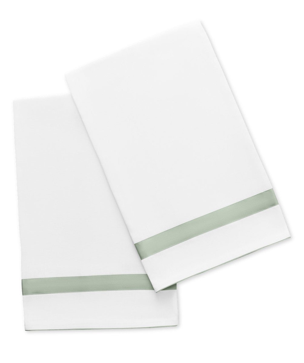 Matouk Lowell Guest Towel 20 x 26 - Set of 2 Celadon at Fig Linens and Home