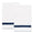 Matouk Lowell Guest Towel 20 x 26 - Set of 2 Navy at Fig Linens and Home