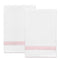 Matouk Lowell Guest Towel 20 x 26 - Set of 2 Pink at Fig Linens and Home