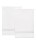 Matouk Lowell Guest Towel 20 x 26 - Set of 2 White at Fig Linens and Home
