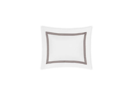 Boudoir Sham - Matouk Lowell Platinum Bedding at Fig Linens and Home