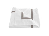 Duvet Cover - Matouk Lowell Platinum Bedding at Fig Linens and Home