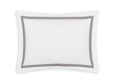 Pillow Sham for Standard or King - Matouk Lowell Platinum Bedding at Fig Linens and Home