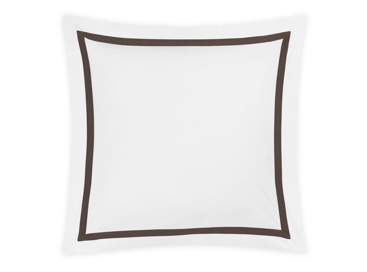 Euro Sham - Matouk Lowell Sable Brown Bedding at Fig Linens and Home