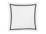 Euro Sham - Matouk Lowell Sable Brown Bedding at Fig Linens and Home