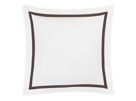 Euro Sham - Matouk Lowell Sable Brown Bedding at Fig Linens and Home