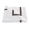 Matouk Duvet Cover - Lowell Sable Brown Bedding at Fig Linens and Home - Milano Percale Cotton