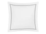 Euro Sham - Matouk Lowell Silver Bedding at Fig Linens and Home
